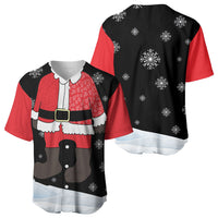 Polynesian Santa Claus Costume Funny Baseball Jersey