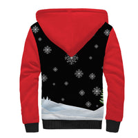 Polynesian Santa Claus Costume Funny Sherpa Hoodie