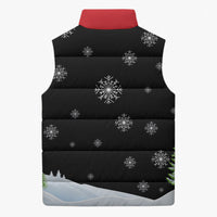 Polynesian Santa Claus Costume Funny Sleeveless Puffer Jacket