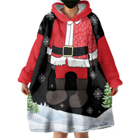 Polynesian Santa Claus Costume Funny Wearable Blanket Hoodie