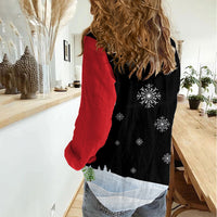Polynesian Santa Claus Costume Funny Women Casual Shirt