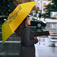 Hawaiian Mango Mele Kalikimaka Umbrella Santa Claus Surfing with Turtle Mango Christmas