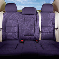 Hawaiian Turtle and Shark Back Car Seat Cover Kakau Tribal with Polynesian Pattern Purple Color