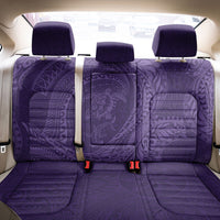 Hawaiian Turtle and Shark Back Car Seat Cover Kakau Tribal with Polynesian Pattern Purple Color