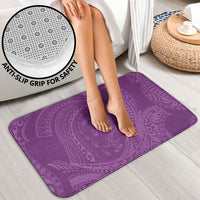 Hawaiian Turtle and Shark Bathroom Set Kakau Tribal with Polynesian Pattern Pink Color