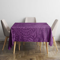 Hawaiian Turtle and Shark Tablecloth Kakau Tribal with Polynesian Pattern Pink Color