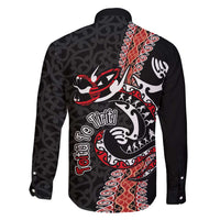Aotearoa Toitu Te Tiriti Family Matching Tank Maxi Dress and Hawaiian Shirt Maori Taniwha Haka - Honour the Treaty LT03 - Polynesian Pride