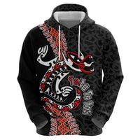 Aotearoa Toitu Te Tiriti Zip Hoodie Maori Taniwha Haka - Honour the Treaty LT03 - Polynesian Pride