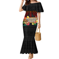 Hawaiian Elements and Polynesian Tattoo Mermaid Dress LT03 Women Black - Polynesian Pride