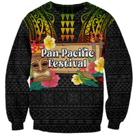 Hawaii Pan-Pacific Festival Sweatshirt Hawaiian Elements and Polynesian Tattoo