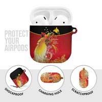 Papua New Guinea Independence Day AirPods Case Happy Anniversary 50th Bird-of-paradise Melanesian Tattoos LT03 - Polynesian Pride