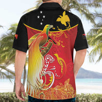 Papua New Guinea Independence Day Hawaiian Shirt Happy Anniversary 50th Bird-of-paradise Melanesian Tattoos LT03 - Polynesian Pride