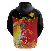 Papua New Guinea Independence Day Hoodie Happy Anniversary 50th Bird-of-paradise Melanesian Tattoos LT03 - Polynesian Pride