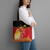 Papua New Guinea Independence Day Tote Bag Happy Anniversary 50th Bird-of-paradise Melanesian Tattoos LT03 - Polynesian Pride