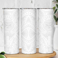 Samoan Culture-Lotu Tamaiti Skinny Tumbler Siapo and Polynesian Art Tattoos LT03 - Polynesian Pride