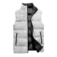 Samoan Culture-Lotu Tamaiti Sleeveless Puffer Jacket Siapo and Polynesian Art Tattoos - Polynesian Pride
