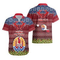 personalised-french-polynesia-christmas-hawaiian-shirt-coat-of-arms-and-map-beautiful-merry-xmas-snowflake