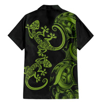 New Zealand Gecko Maori Art Tattoo Family Matching Mermaid Dress and Hawaiian Shirt LT03 - Polynesian Pride