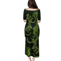 New Zealand Gecko Maori Art Tattoo Family Matching Puletasi and Hawaiian Shirt LT03 - Polynesian Pride