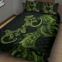 New Zealand Gecko Maori Art Tattoo Quilt Bed Set LT03 - Polynesian Pride