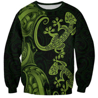 New Zealand Gecko Maori Art Tattoo Sweatshirt