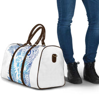 New Zealand Sea Animals Travel Bag with Maori Koru Tribal Tattoo and Silver Ferns Galaxy Style LT03 - Polynesian Pride