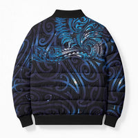 New Zealand New Year-Matariki Bomber Puffer Jacket Aotearoa Maori Tattoo Galaxy Sky