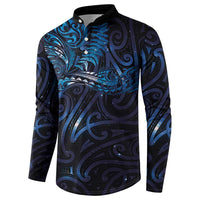 New Zealand New Year-Matariki Button Sweatshirt Aotearoa Maori Tattoo Galaxy Sky