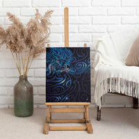 New Zealand New Year-Matariki Canvas Wall Art Aotearoa Maori Tattoo Galaxy Sky
