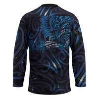 New Zealand New Year-Matariki Hockey Jersey Aotearoa Maori Tattoo Galaxy Sky LT03 - Polynesian Pride