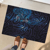 New Zealand New Year-Matariki Rubber Doormat Aotearoa Maori Tattoo Galaxy Sky