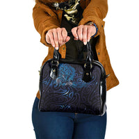 New Zealand New Year-Matariki Shoulder Handbag Aotearoa Maori Tattoo Galaxy Sky LT03 One Size Multicolor - Polynesian Pride