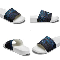 New Zealand New Year-Matariki Slide Sandals Aotearoa Maori Tattoo Galaxy Sky