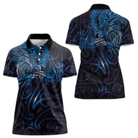 New Zealand New Year-Matariki Women Polo Shirt Aotearoa Maori Tattoo Galaxy Sky LT03 - Polynesian Pride