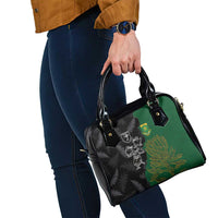 Aotearoa South Africa Rugby Freedom Cup Shoulder Handbag Kiwi Warriors Haka with King Protea Symbol - Polynesian Pride