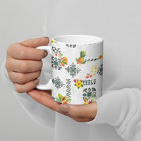 Hawaiian Quilts Ceramic Mug Tropical Fruits and Plants