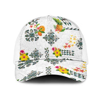 Hawaiian Quilts Mesh Trucker Cap Tropical Fruits and Plants