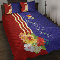Kiribati Heritage Quilt Bed Set Map of the Islands and Polynesia Pattern