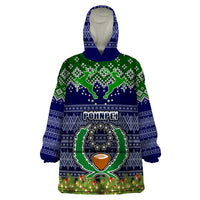 personalised-pohnpei-state-christmas-wearable-blanket-hoodie-coat-of-arms-beautiful-merry-xmas-snowflake