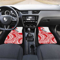 Personalised Tahiti Va'a Race Car Mats Polynesian Tattoos Sporty Style - Polynesian Pride