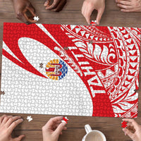 Tahiti Va'a Race Puzzle Polynesian Tattoos Sporty Style LT03 - Polynesian Pride