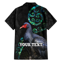 Custom Pukeko New Zealand Family Matching Tank Maxi Dress and Hawaiian Shirt Koru Papua Shell with Silver Fern Pattern LT03 - Polynesian Pride