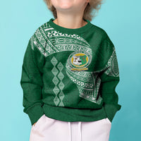 Tonga Lahaina High School Kid Ugly Christmas Sweater Traditional Ngatu and Polynesian Pattern LT03 - Polynesian Pride