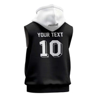 Custom Aotearoa Rugby Sleeveless Hoodie Fern Blacks-Traditional Maori Motifs Design