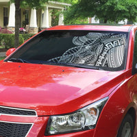 Samoan DNA Art Tattoo Auto Sun Shade Polynesian Pattern Black Color