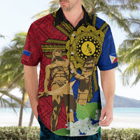 Philippines Lapu Lapu King Jasmine Flowers Hawaiian Shirt Filipino Sun Tattoo LT03 - Polynesian Pride