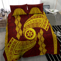 Tonga High School Bedding Set Traditional Ngatu and Polynesian Pattern LT03 - Polynesian Pride