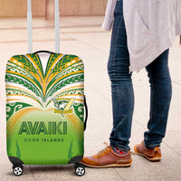 Cook Islands Rugby League Luggage Cover Avaiki Tatau Tribal Motifs White Color LT03 White - Polynesian Pride