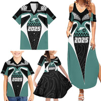 Custom New Zealand Bicycle 2025 Family Matching Summer Maxi Dress and Hawaiian Shirt LT03 - Polynesian Pride
