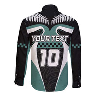 Custom New Zealand Bicycle 2025 Long Sleeve Button Shirt